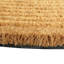 Tapis de porte en coco naturel gaufré antidérapant de qualité supérieure pour porte d'entrée intérieure extérieure, entrée de porche extérieur, décor de maison d'entrée de ferme
