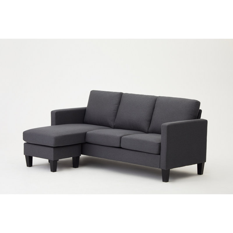 Ketara 3 Seater Sofa & Chaise, Grey