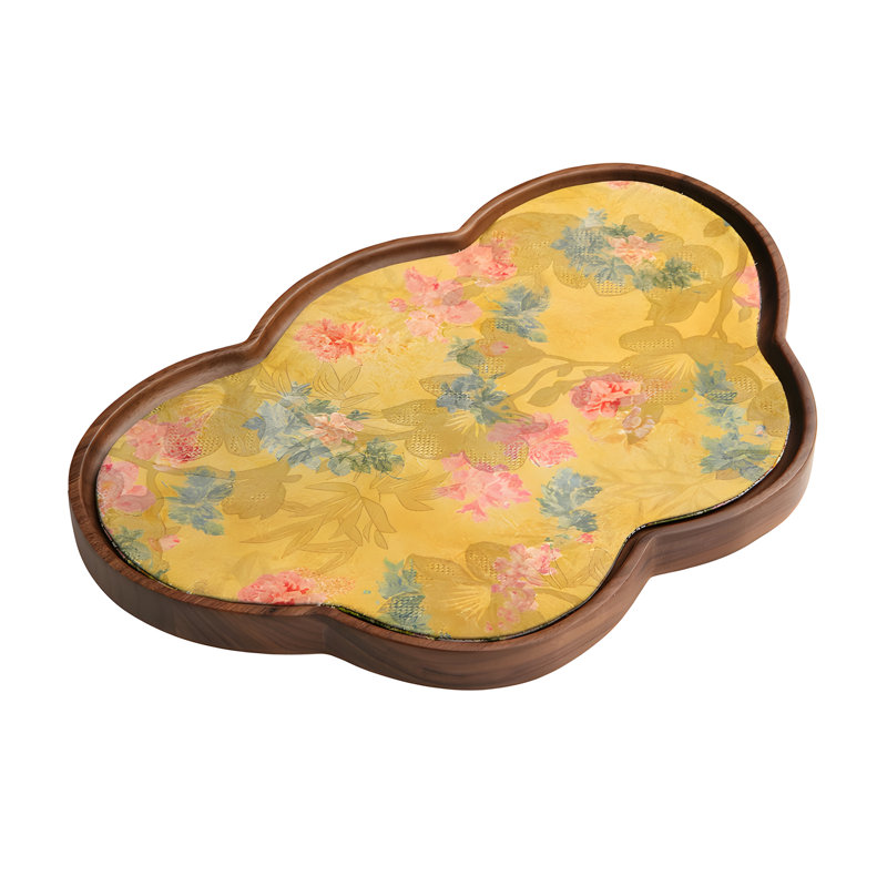 Black Walnut Yayi Tea Plate