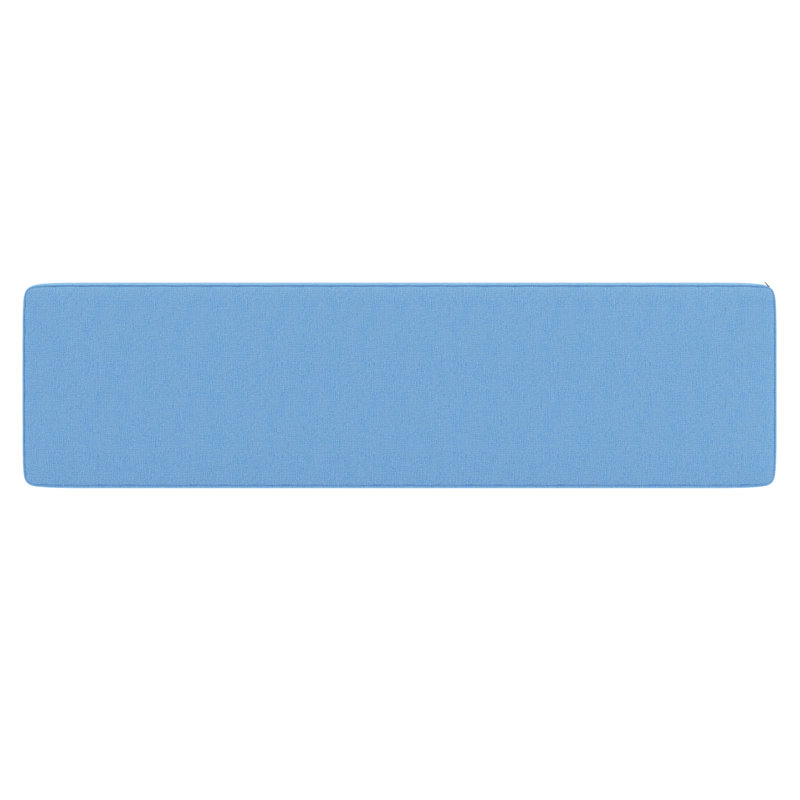 Indoor/Outdoor Sunbrella® Seat Cushion, Canvas Air Blue Sunbrella® Canvas, 44" W x 18" D