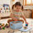Ribbed Plastic Basket-73493665-101829631-101829634