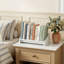 Petite bibliothèque de bureau inclinable, fentes de présentation inclinées antidérapantes et bords arrondis sans bavures, convient à un bureau, un bureau, un vestibule