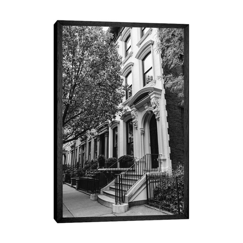 Brooklyn Heights by Bethany Young - Print on Canvas, Black Framed, 66.04cm H x 45.72cm W x 3.81cm D