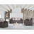 PrimeNest Brewster Collection Upholstered Convertible Loveseat