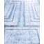 Tapis moderne noué à la main de conception unique - gris, 9 pi 1 po x 12 pi 0 po Modern