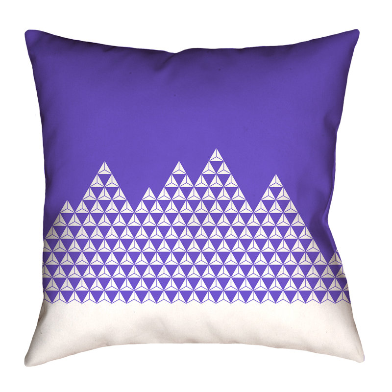Coussin Katelyn Elizabeth, 14 po x 14 po, Mauve