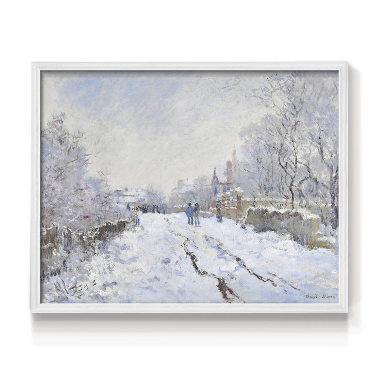 Paysages rétro-CC XXXVII - impression encadrée - réaménageable, H 22 po x l 28 po, Blanc