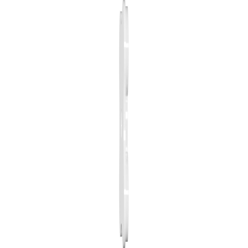 Médaillon de plafond contemporain en PVC de qualité architecturale Lune 22 po x P 3 po x P 7 1/2 po x P 1 po