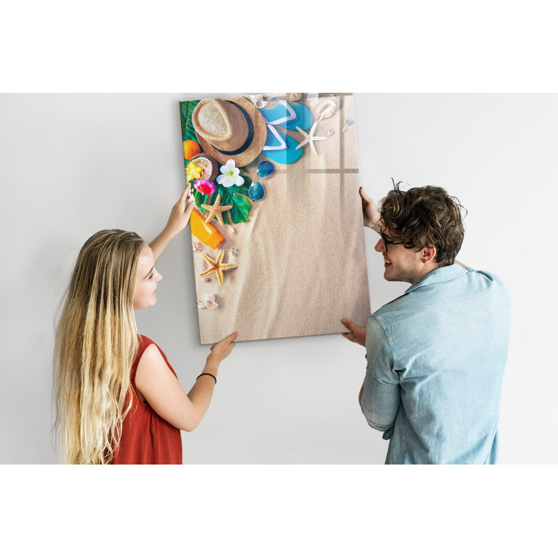 Magnetic Glass Photo Memo Board