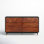 Tigner 55.13" W 6-Drawer Solid Acacia Wood Double Dresser with Gold Handles