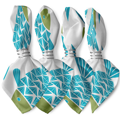 Shelva Polyester No Pattern Square Napkin
