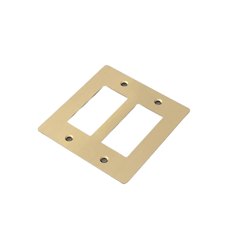 2G Plate / Non-Logo, Brass