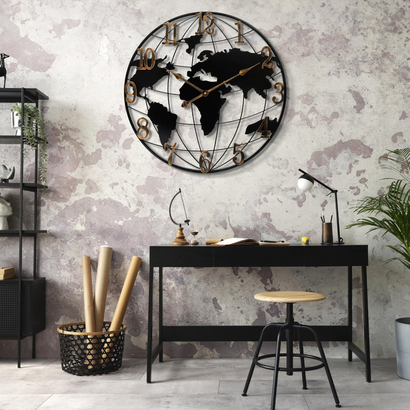 Anjanie Metal Wall Clock, Medium