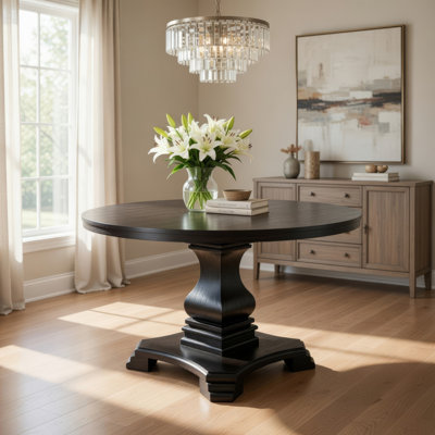 Colton Round Solid Wood Dining Table