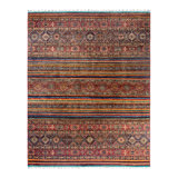 One-of-a-Kind Rectangle 8'2" x 10'3" Hand Knotted Area Rug