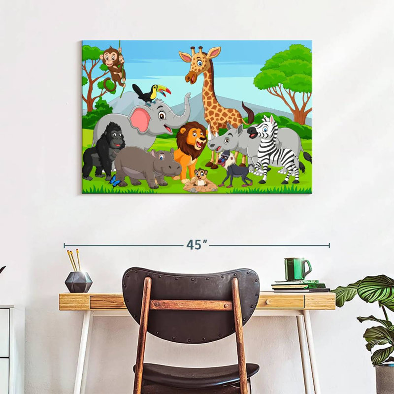 Caricature d'Ashelle pour enfants, H 26 po x l 39 po