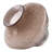 Contemporary Textured Glass Vase For Home Decor - Decorative Flower Vase Perfect For Table Centerpiece, Entryway, And Living Room Decor - 10",  Brown-2066112850