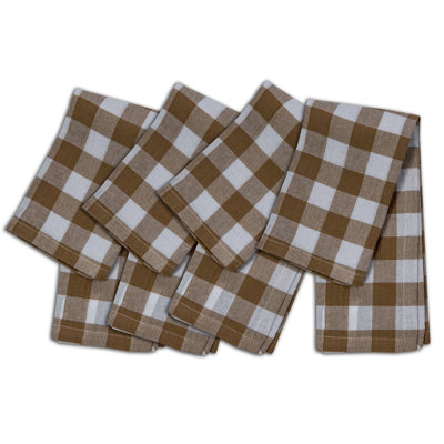 Jainy Cotton Checkered Square Napkin