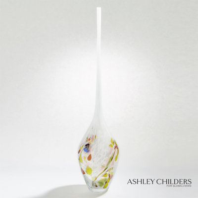 Long Stem Vase-Multicolor-Lg