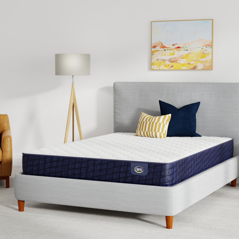 Matelas ferme à plateau ferme de 9,5 pouces Serta, King