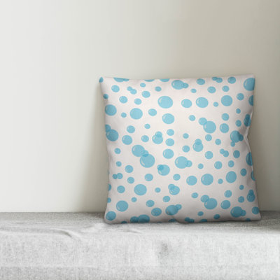 Bubbles Throw Pillow