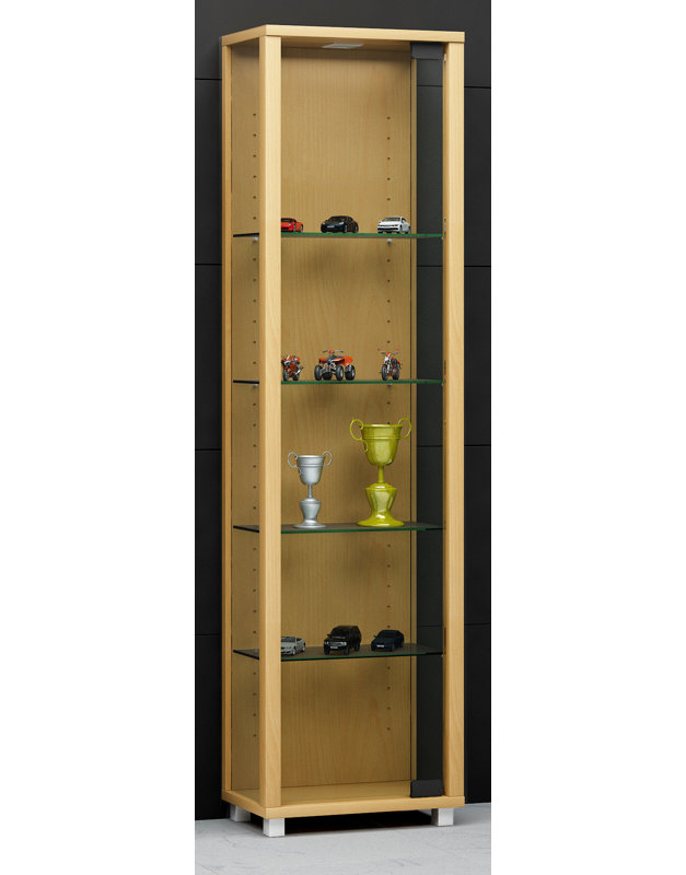 Everglade Display Cabinet, Brown, Yes