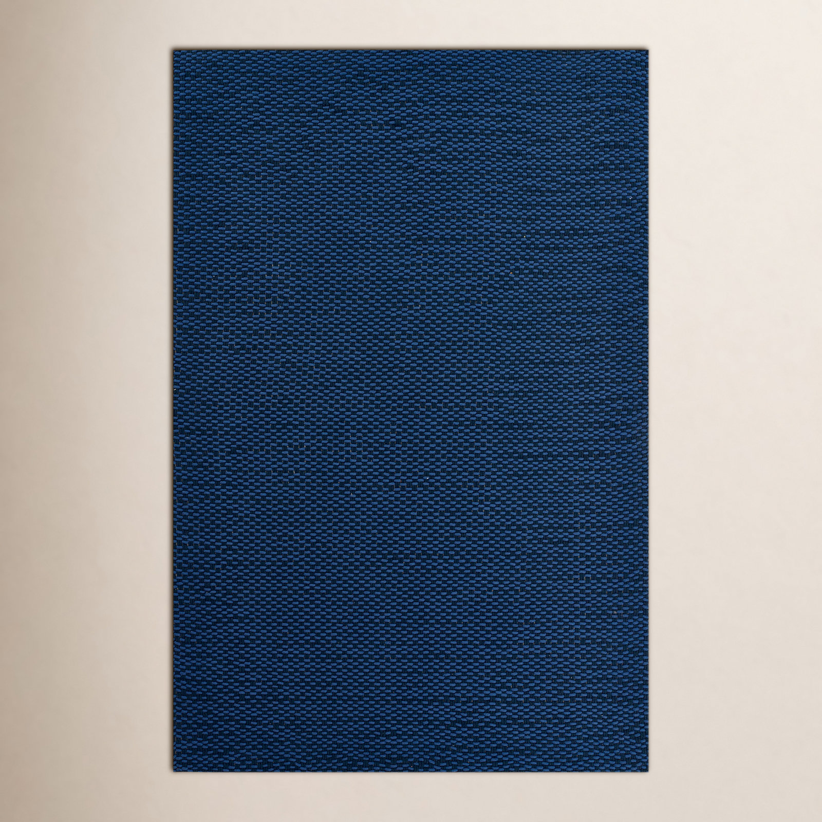 Marseille Blue Hand-Woven Geometric Outdoor Rug, Rectangle 8' x 10'