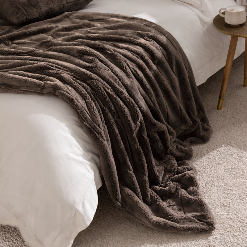 Berwick Blanket, W140 x L200cm, Taupe