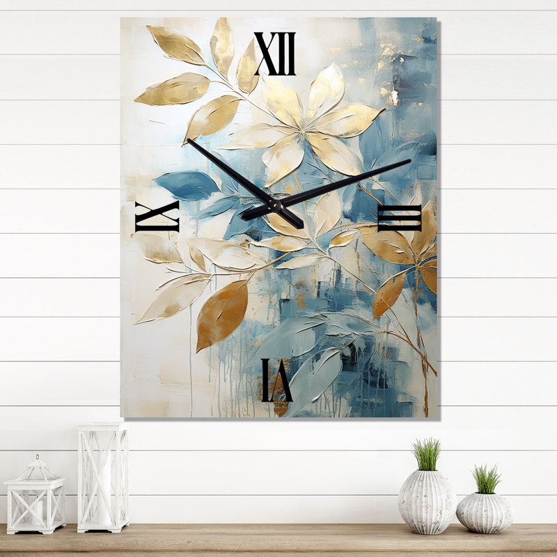 Bartolot - Horloges murales Abstract Botanicals, Grand