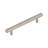 Utopia Alley Oslo Pull Handle - Decorative Cabinet Drop Pull Handles For Cabinets And Drawers - Vintage Cabinet Hardware With Hand Finished Brushed Nickel - Metal Drawer Pull Handle, 5.0" Center To Center (Set Of 5)
