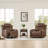 Top Grain Leather Dual-Motor Lay-flat Recliner with Power Headrest-116105050