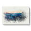 Half Dome Falls In Abstract - Wrapped Canvas Print-55309169
