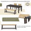 Banc en rotin style campagne moderne-2085017097