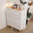 Freestanding Shoe Cabinet With 2 Flip - Up Doors And Drawers, Narrow Organizer For Compact Spaces, White Natural Finish, Amazing Storage Shoes, Unique Door, , Effortless Assembly Rack Entryway,