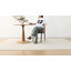  Chaise parsons rembourrée en lin-2086894444