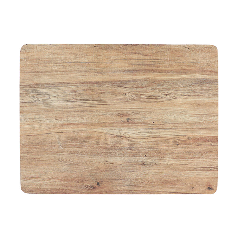 Tapis de bain décoratif 24 x 18 - Tapis ultra-absorbant à séchage rapide avec envers en caoutchouc antidérapant, Bois brun