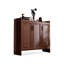 Rangement pour chaussures en aluminium brun noisette-395336102