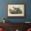 «Blue Heron» par John Audubon - peinture sur toile encadrée-603537002