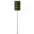66" Tall Metal Floor Lamp, Retro Design With Black And Green Shade-77907458-77907461