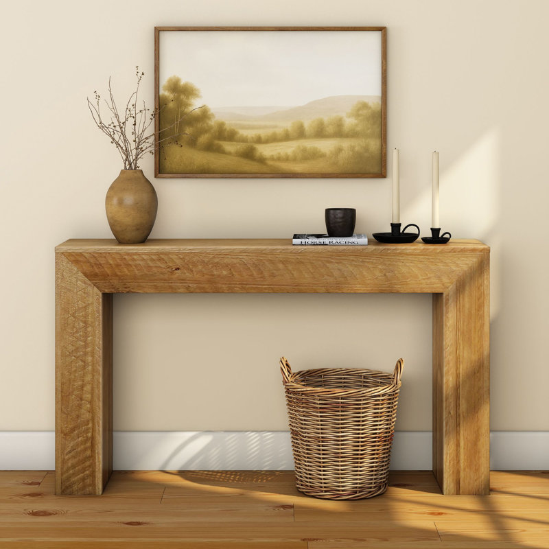 Grande console rustique (56 po / 1422 mm), Brun clair rustique