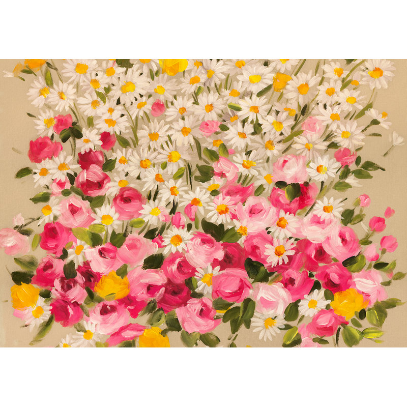 Flower Festival III by Anna Borgese - No Frame Print on Canvas, 70cm H x 100cm W x 4cm D