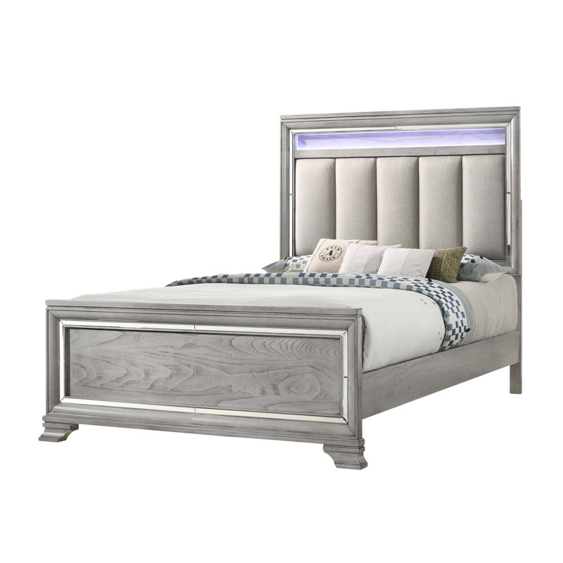 Meuble-lit intégré 1pc, Grand lit