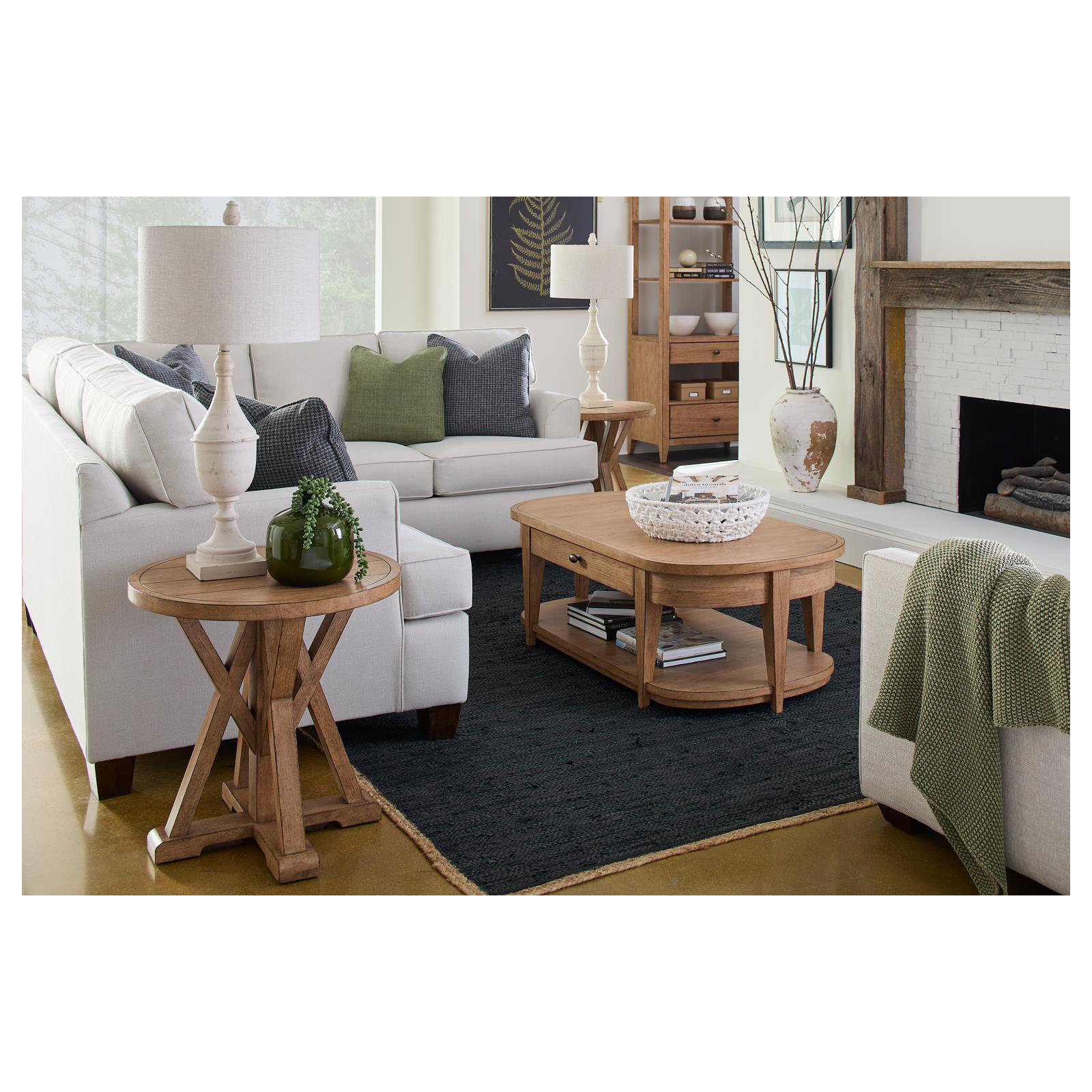 Mya 72" Console Table, Brown, 36" H x 72" W x 16" D