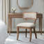 Marie Upholstered Split-Back Dining Chairs with Curved Wood Frame (Set of 2)-113397434