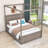 Pylle Full Drawers Wood Canopy Platform Bed-1754008196-1789472718