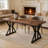 X-Shaped Design Kitchen Table,Dining Table,Computer Desk-124424802-124424801