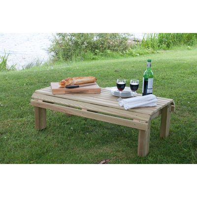 Redwood Outdoor Coffee Table , 54cm W 100cm D