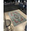 Tapis décoratif beige / bleu à motif floral
