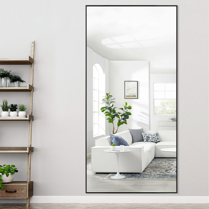 Wade Logan® Barnaba Metal Framed Full Length Mirror & Reviews | Wayfair