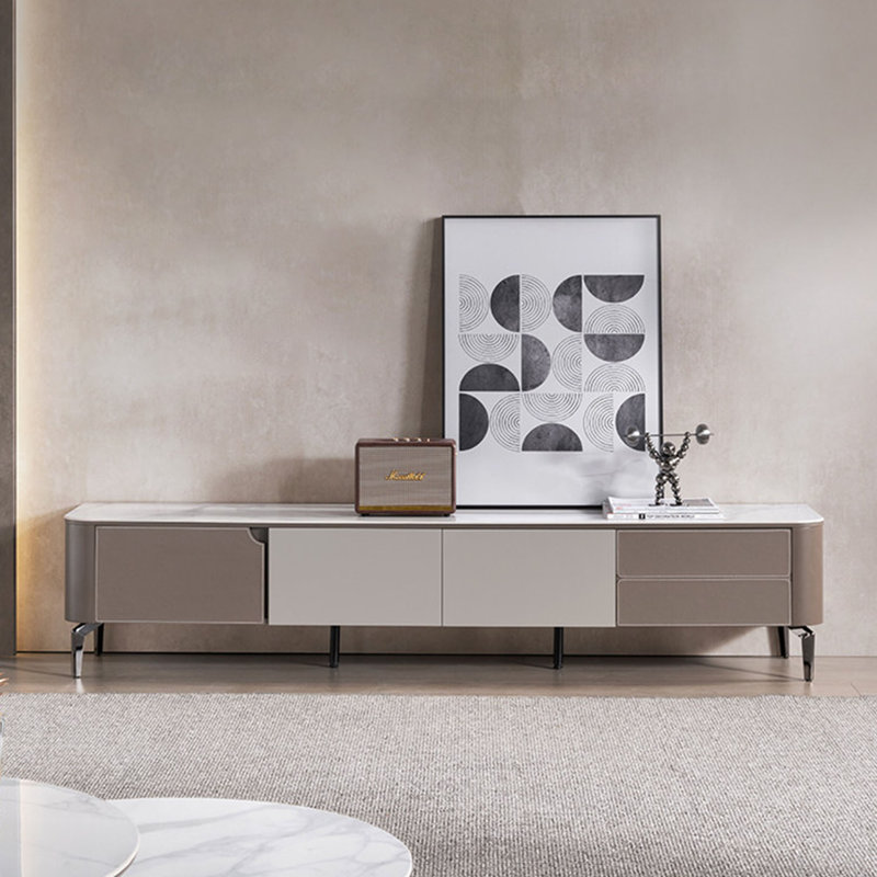 Modern minimalist luxury TV stand